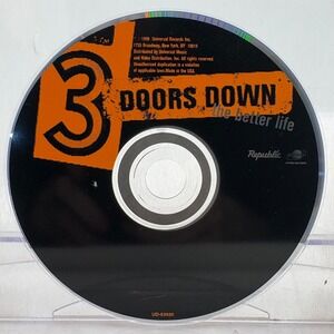 3 Doors Down The Better Life CD 1999 Republic Records UD-53920 Alt Rock Album